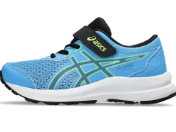 Store ASICS CONTEND 8 PRE-SCHOOL Waterscape/Black