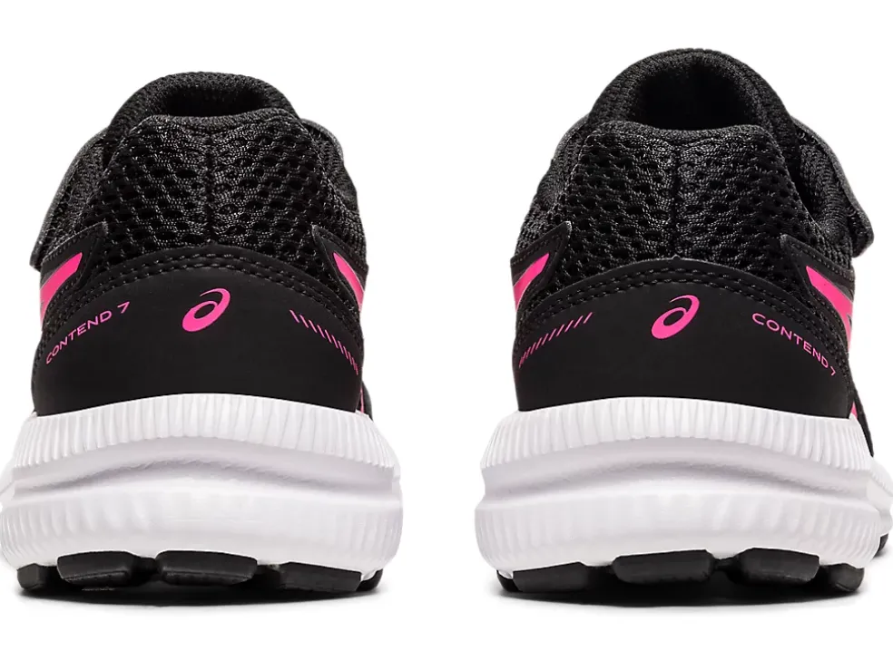 Online ASICS CONTEND 7 PRE-SCHOOL Black/Hot Pink