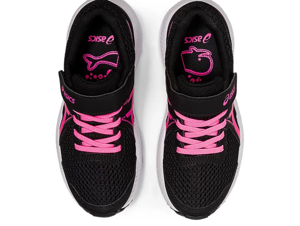 Online ASICS CONTEND 7 PRE-SCHOOL Black/Hot Pink