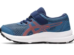 Discount ASICS CONTEND 8 PRE-SCHOOL Azure/Cherry Tomato