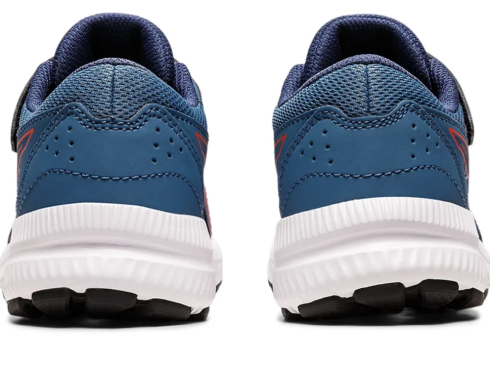 Discount ASICS CONTEND 8 PRE-SCHOOL Azure/Cherry Tomato