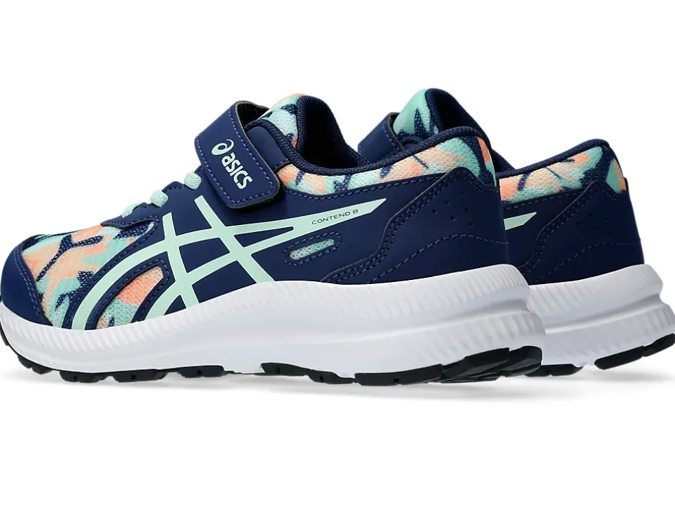 Cheap ASICS CONTEND 8 PRE-SCHOOL Blue Expanse/Mint Tint