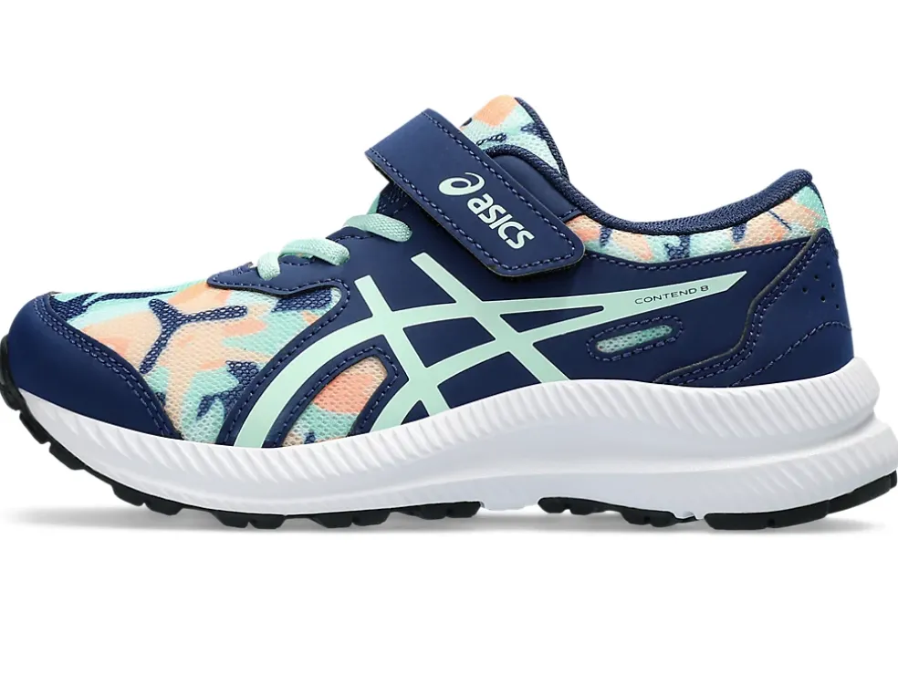 Cheap ASICS CONTEND 8 PRE-SCHOOL Blue Expanse/Mint Tint