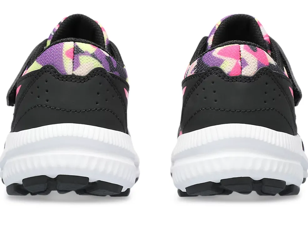 Clearance ASICS CONTEND 8 PRE-SCHOOL Black/Hot Pink