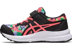 Outlet ASICS CONTEND 8 PRE-SCHOOL Black/Papaya