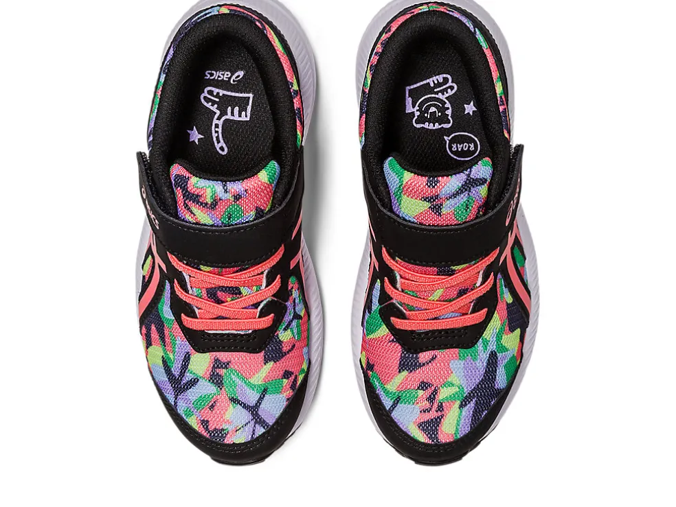 Outlet ASICS CONTEND 8 PRE-SCHOOL Black/Papaya