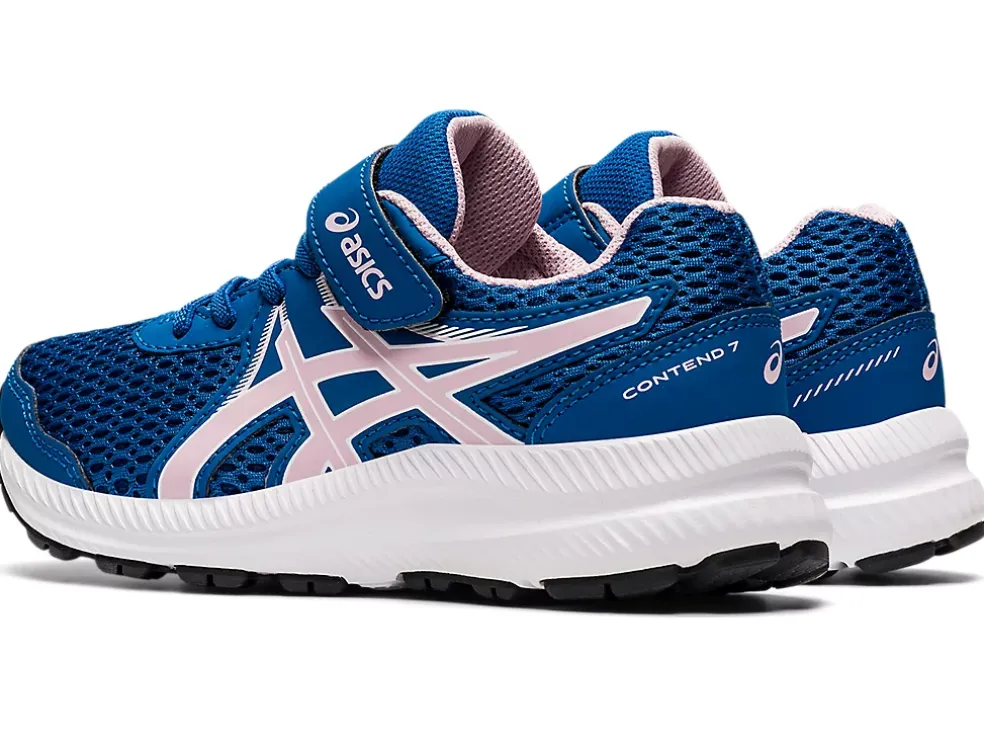 Cheap ASICS CONTEND 7 PRE-SCHOOL Lake Drive/Barely Rose