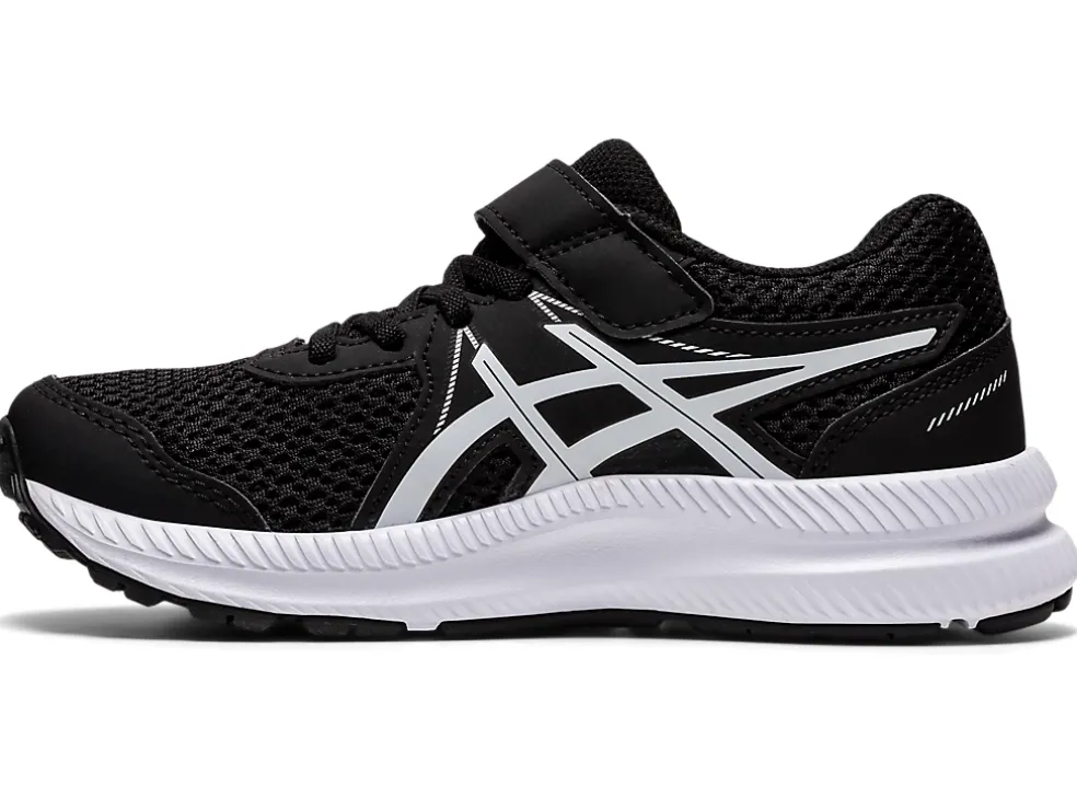 Shop ASICS CONTEND 7 PRE-SCHOOL Black/White