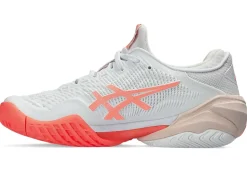 Hot ASICS COURT FF 3 White/Sun Coral