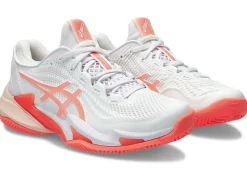 Outlet ASICS COURT FF 3 CLAY White/Sun Coral