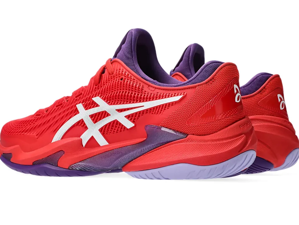 Fashion ASICS COURT FF 3 NOVAK Classic Red/White
