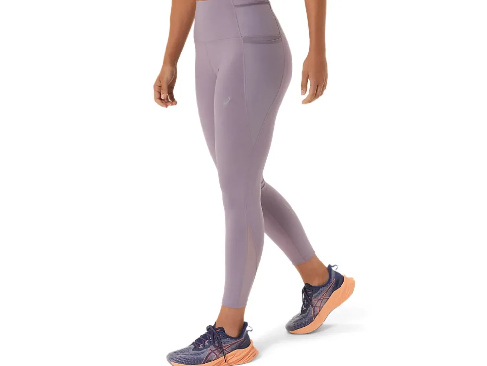Sale ASICS DISTANCE SUPPLY 7/8 TIGHT Violet Quartz Heather