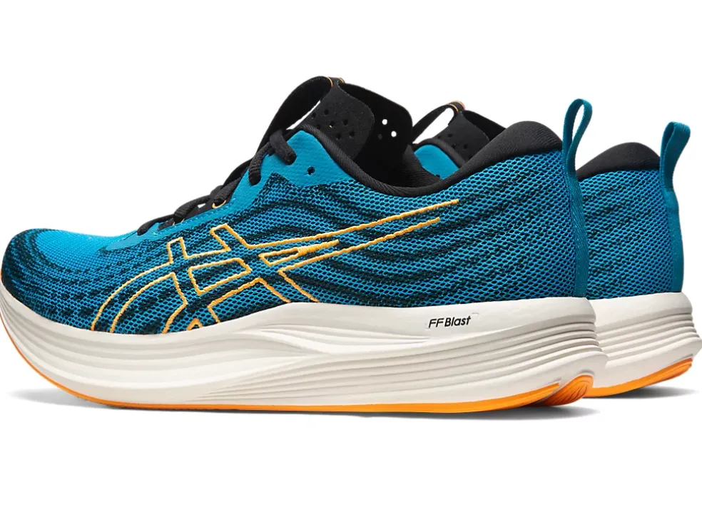 Cheap ASICS EvoRide SPEED Island Blue/Orange Pop