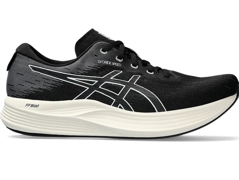 New ASICS EVORIDE SPEED 2 WIDE Black/White