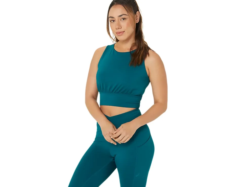 Shop ASICS FLEX BRA TOP Rich Teal