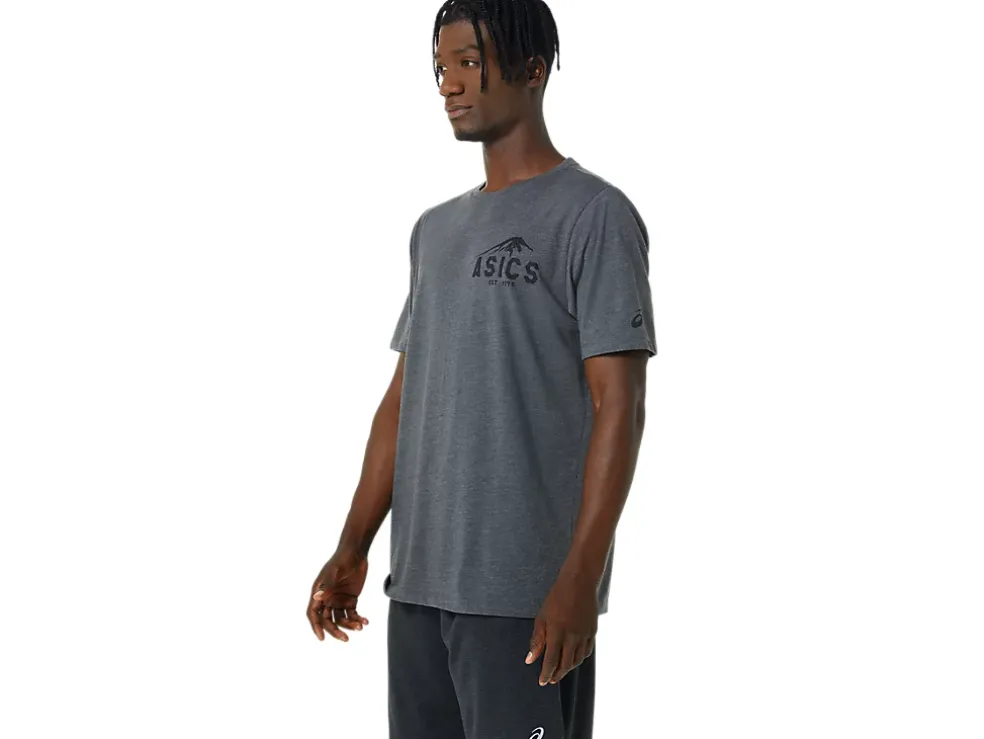 Clearance ASICS FUJI 1977 TEE Dark Grey Heather