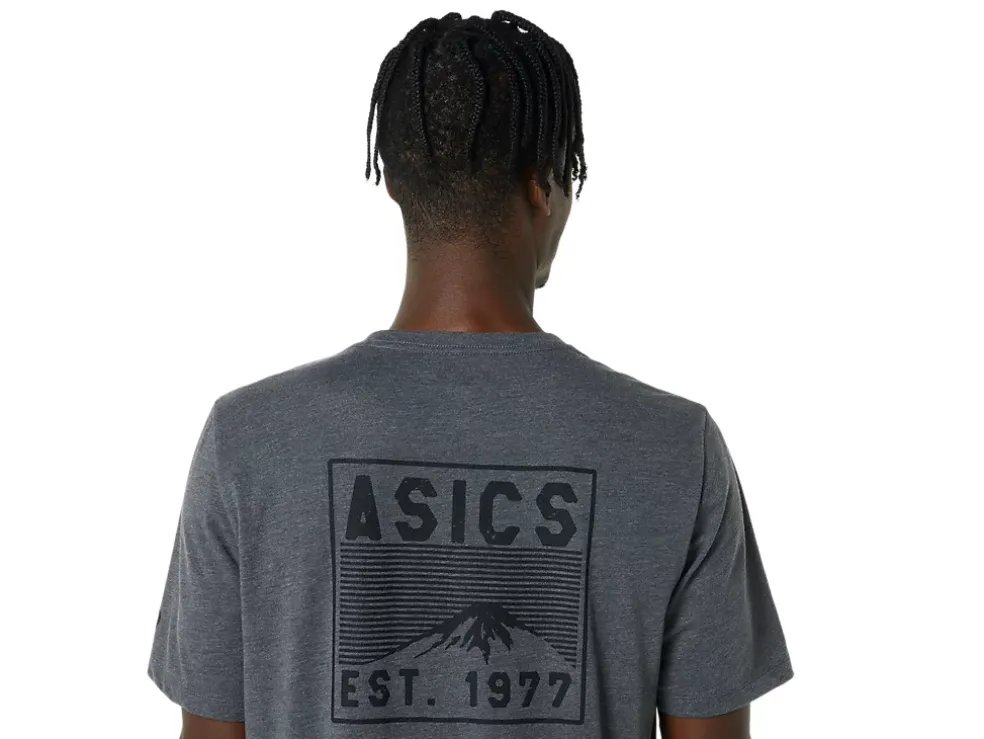 Clearance ASICS FUJI 1977 TEE Dark Grey Heather