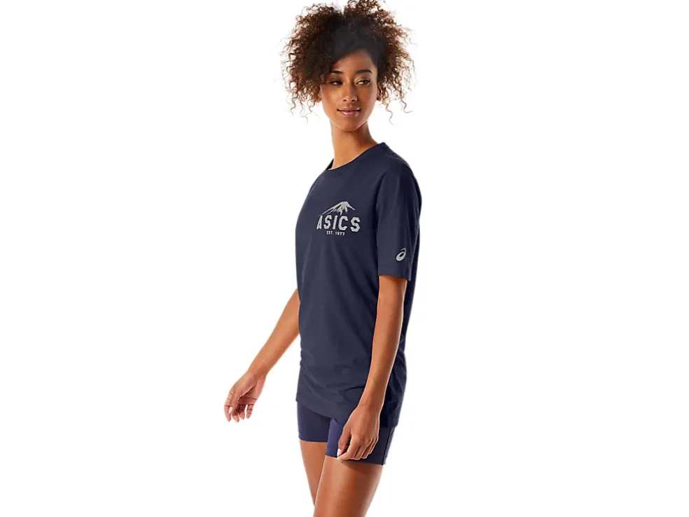Shop ASICS FUJI 1977 TEE Peacoat Heather