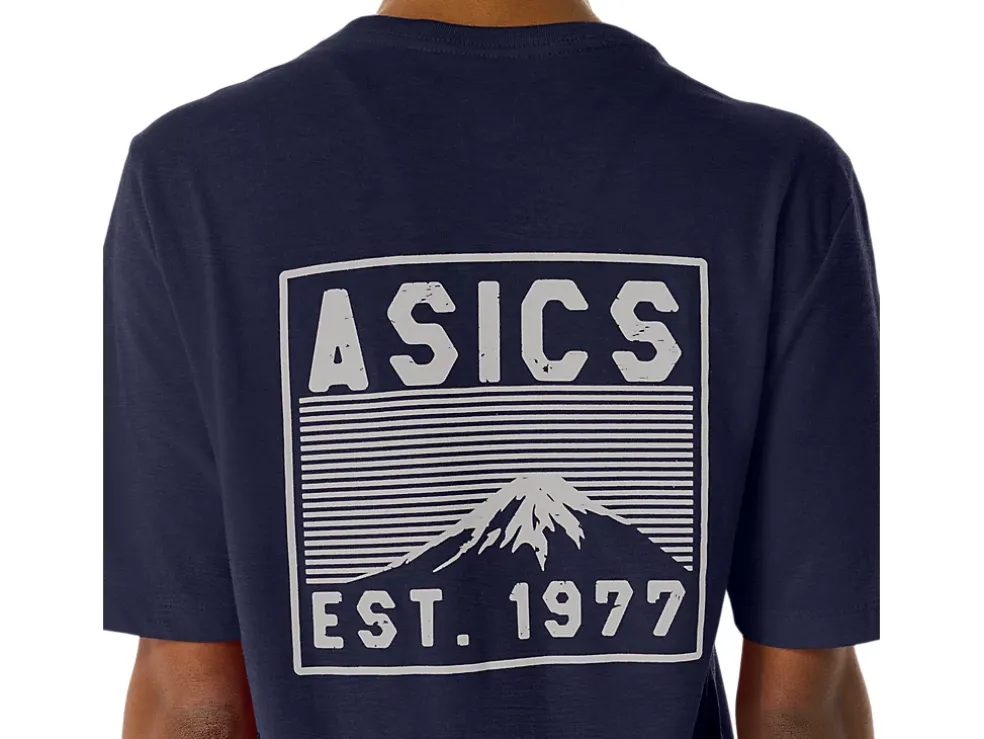 Shop ASICS FUJI 1977 TEE Peacoat Heather