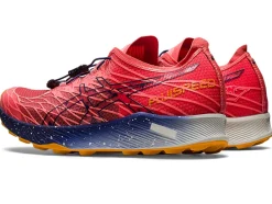 Cheap ASICS FujiSpeed Papaya/Indigo Blue