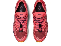 Cheap ASICS FujiSpeed Papaya/Indigo Blue