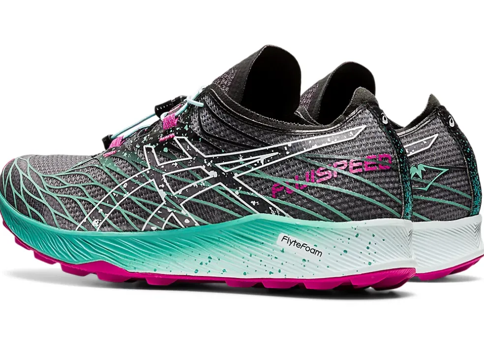 New ASICS FujiSpeed Black/Soothing Sea