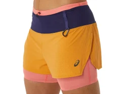 Flash Sale ASICS FUJITRAIL 2-N-1 SHORT Sandstorm/Papaya
