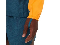 Discount ASICS FUJITRAIL PACKABLE JACKET Fellow Yellow/Magnetic Blue