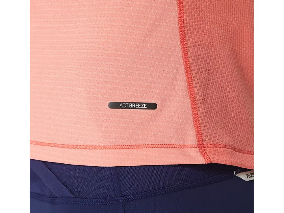 Cheap ASICS FUJITRAIL SHORT SLEEVE TOP Papaya/Guava