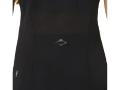 Best Sale ASICS FUJITRAIL SHORT SLEEVE TOP Performance Black/Gris Blue