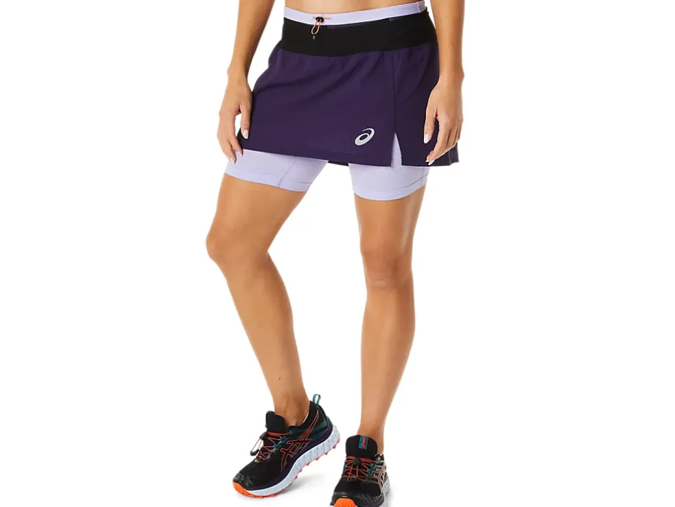 Cheap ASICS FUJITRAIL SKORT Night Shade/Vapor