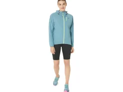 Online ASICS FUJITRAIL WATERPROOF JACKET Gris Blue