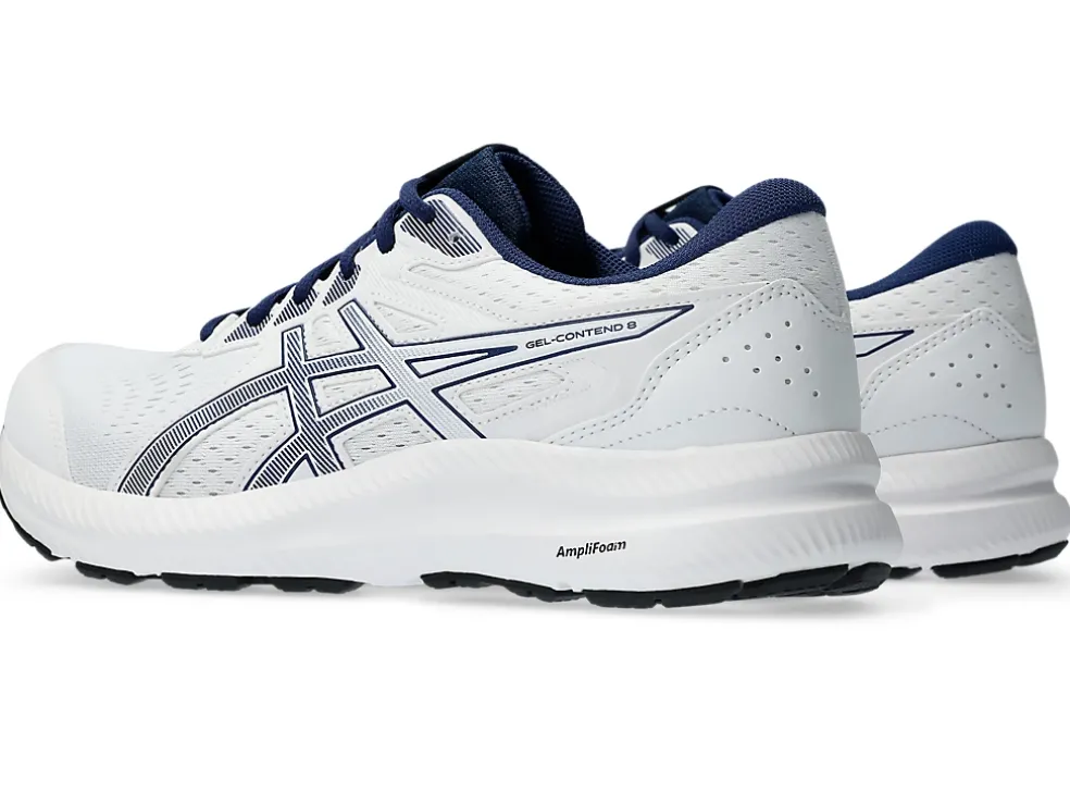 Online ASICS GEL-CONTEND 8 White/Blue Expanse