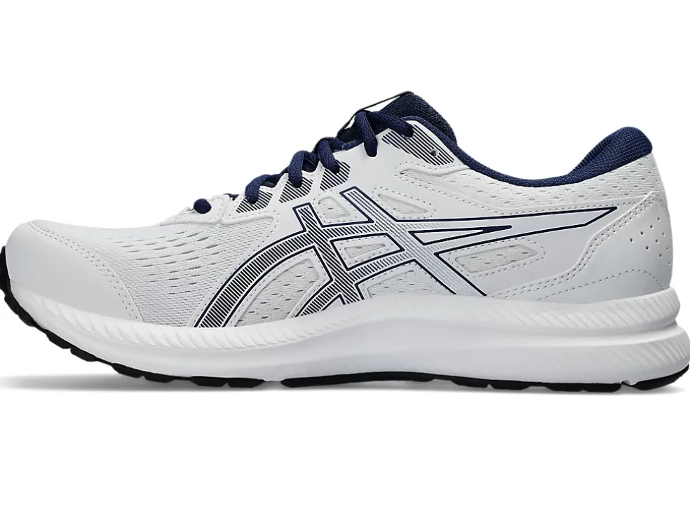 Online ASICS GEL-CONTEND 8 White/Blue Expanse