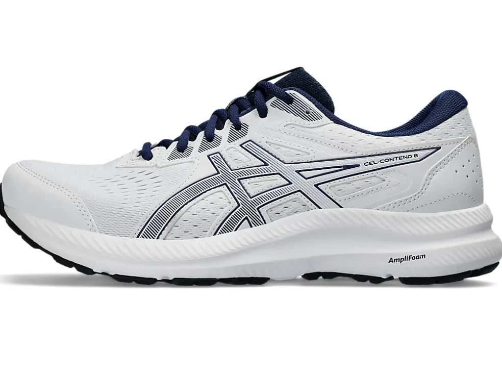 Online ASICS GEL-CONTEND 8 White/Blue Expanse