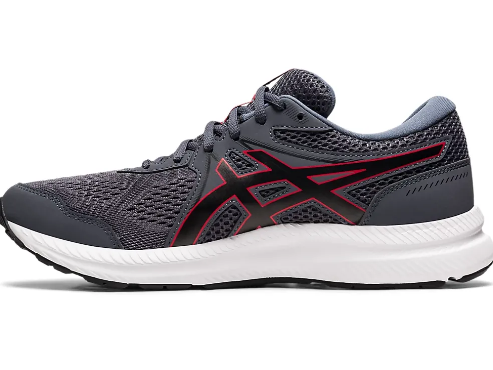Cheap ASICS GEL-CONTEND 7 Carrier Grey/Classic Red