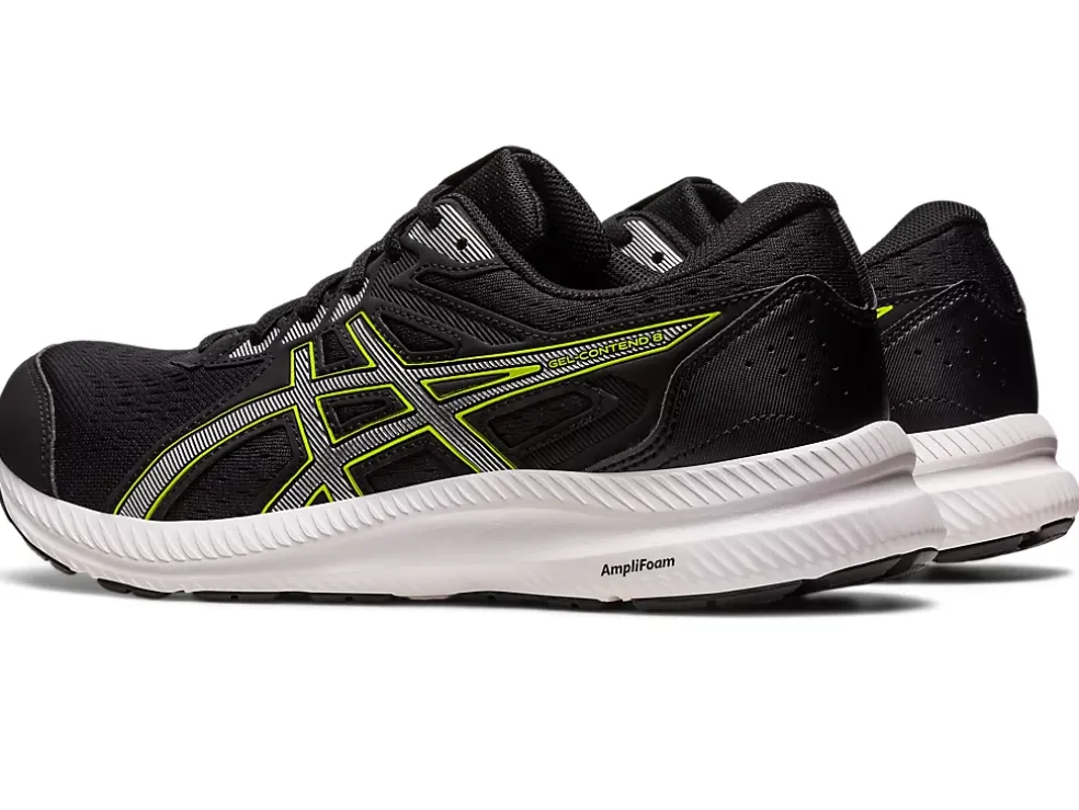 Clearance ASICS GEL-CONTEND 8 Black/Pure Silver