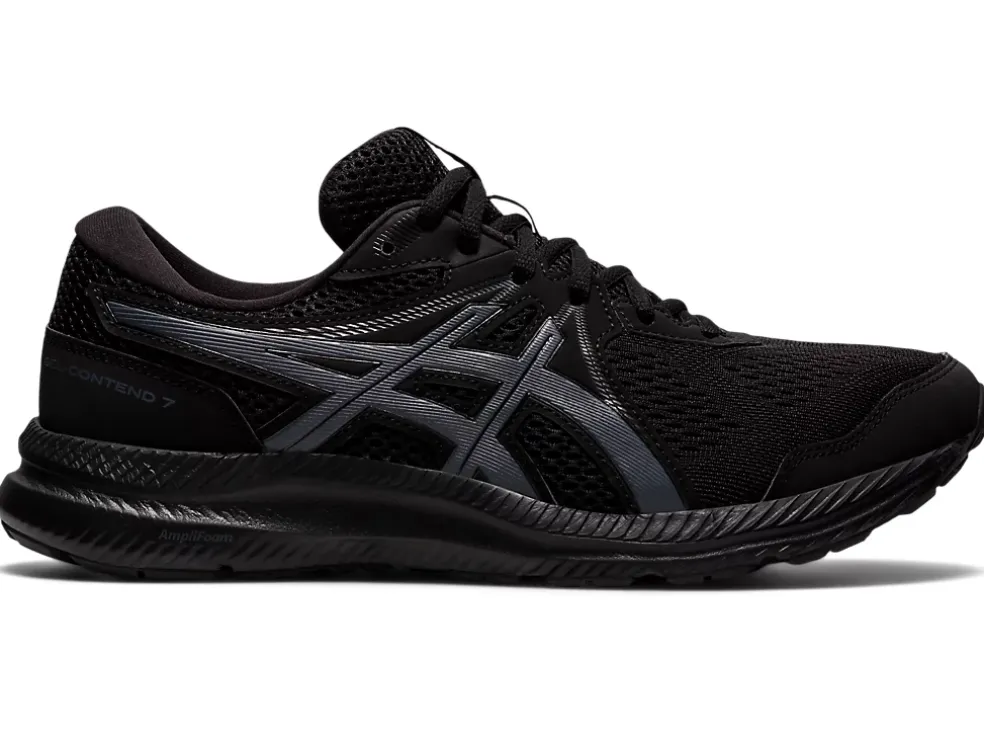 Cheap ASICS GEL-CONTEND 7 EXTRA WIDE Black/Carrier Grey