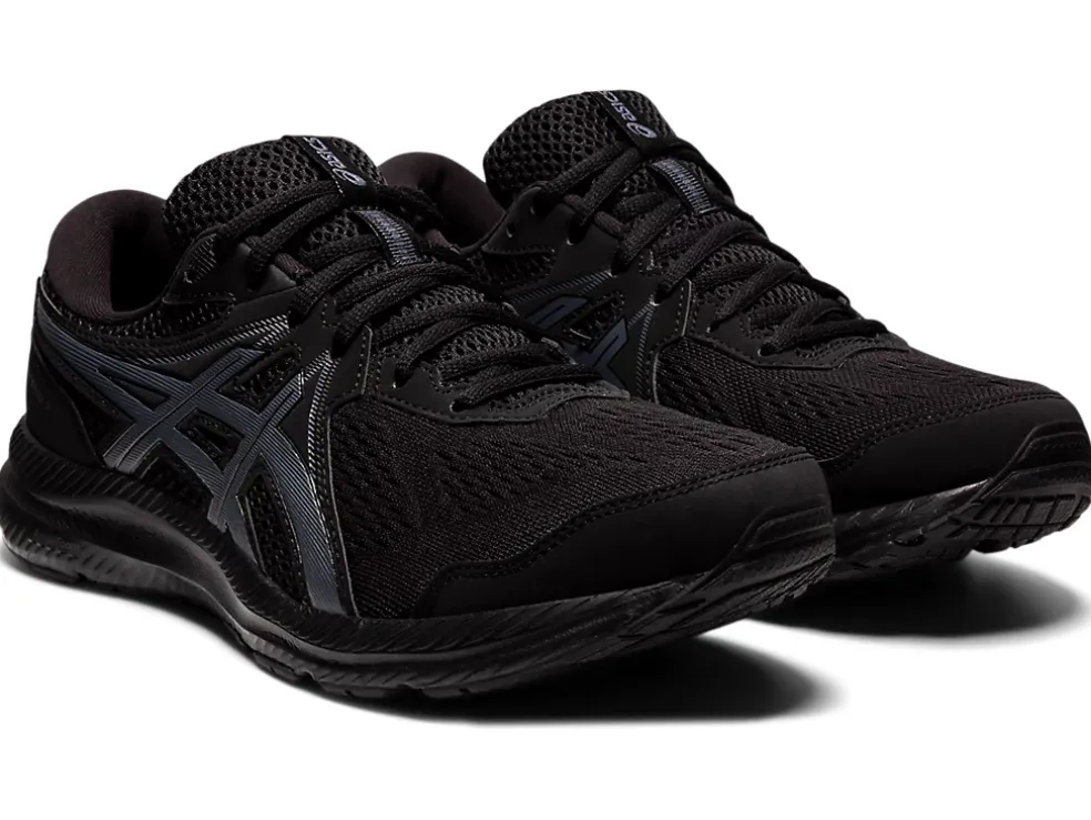Cheap ASICS GEL-CONTEND 7 EXTRA WIDE Black/Carrier Grey