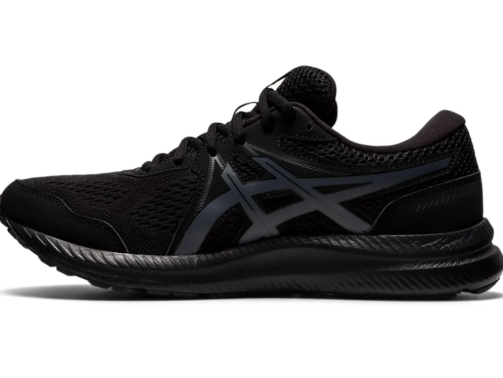 Cheap ASICS GEL-CONTEND 7 EXTRA WIDE Black/Carrier Grey