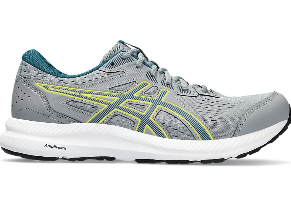 Cheap ASICS GEL-CONTEND 8 EXTRA WIDE Sheet Rock/Evening Teal