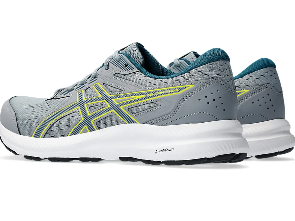 Cheap ASICS GEL-CONTEND 8 EXTRA WIDE Sheet Rock/Evening Teal