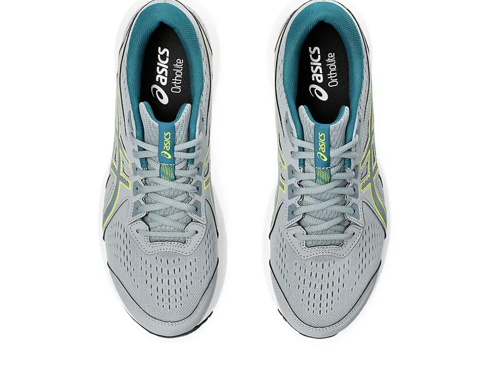 Cheap ASICS GEL-CONTEND 8 EXTRA WIDE Sheet Rock/Evening Teal
