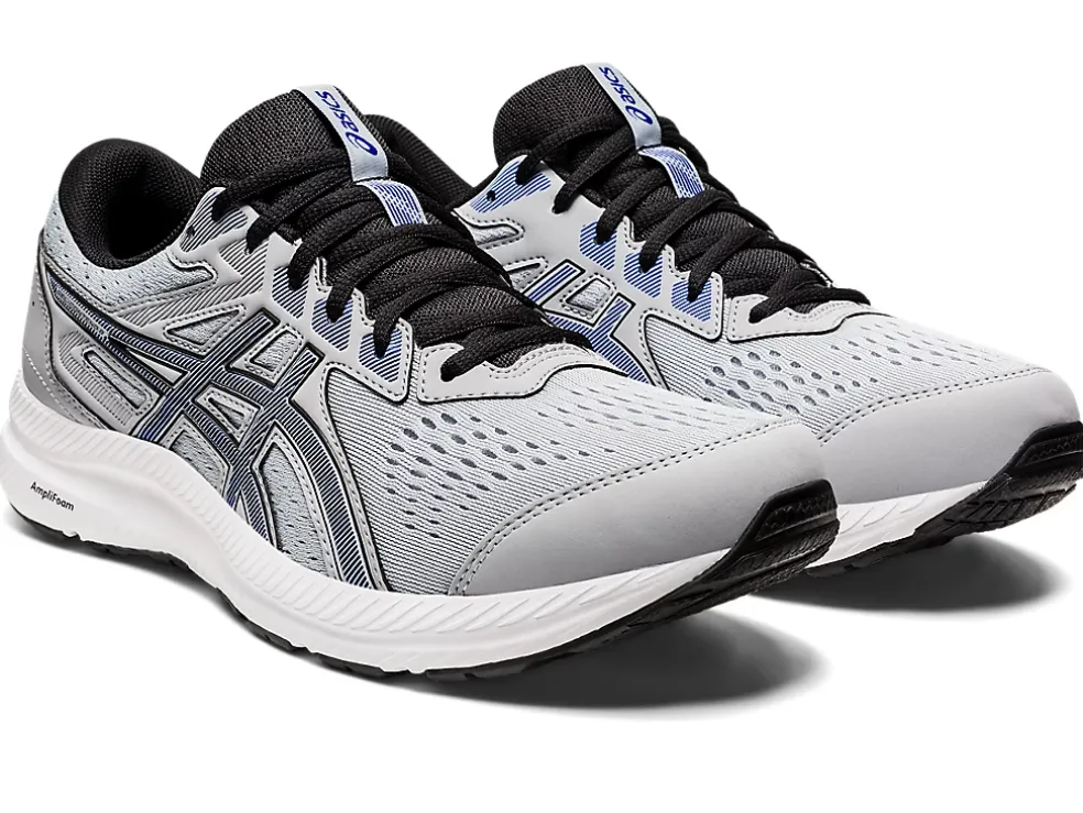 Best ASICS GEL-CONTEND 8 EXTRA WIDE Piedmont Grey/Asics Blue