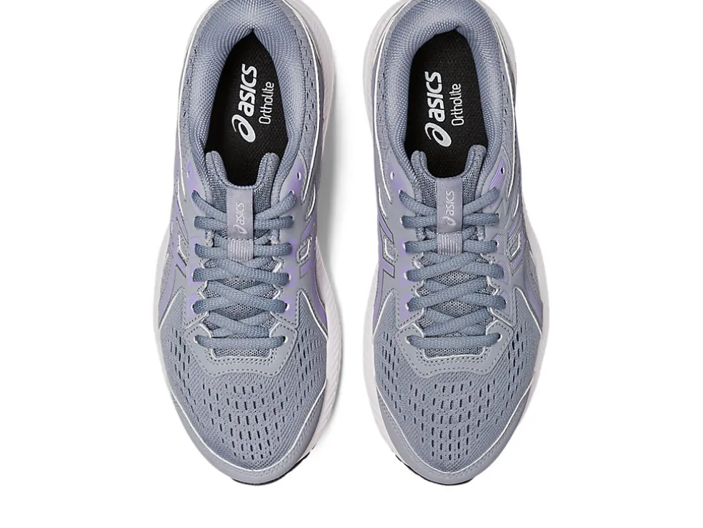 Shop ASICS GEL-CONTEND 8 WIDE Sheet Rock/Digital Violet