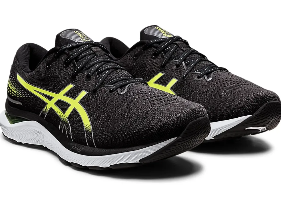 Outlet ASICS GEL-CUMULUS 24 Black/Hazard Green