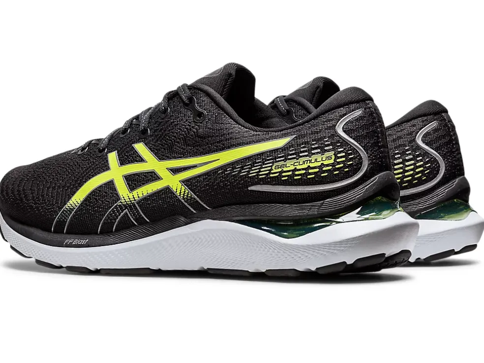 Outlet ASICS GEL-CUMULUS 24 Black/Hazard Green