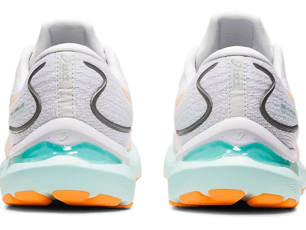 Shop ASICS GEL-CUMULUS 24 White/Orange Pop