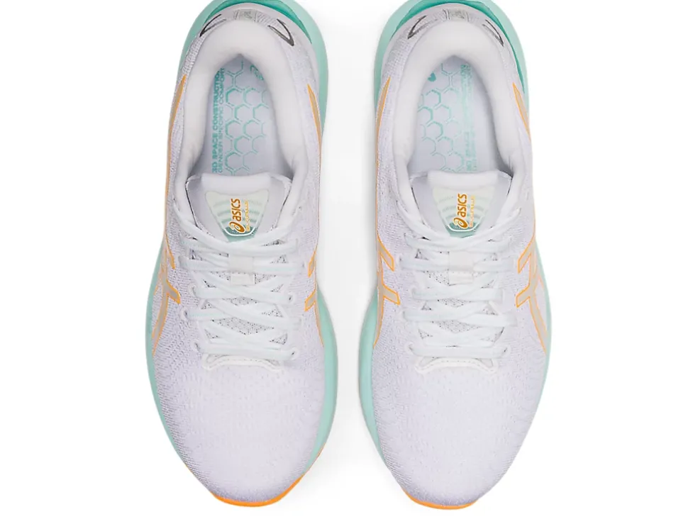 Shop ASICS GEL-CUMULUS 24 White/Orange Pop