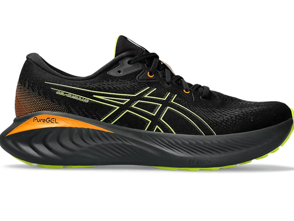 Clearance ASICS GEL-CUMULUS 25 GTX Black/Neon Lime